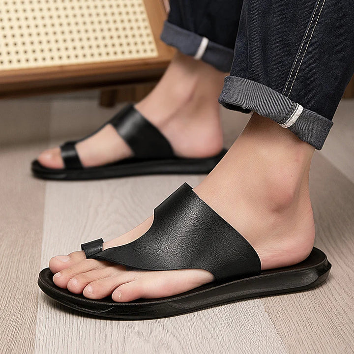 MEN'S OPEN-TOE SLIDE SLIPPERS – ANTI-SLIP MINIMALIST SUMMER FOOTWEAR