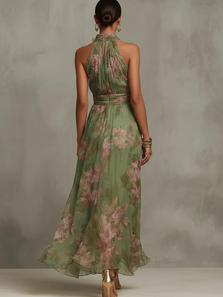 Ana - Vestido Maxi Plissado