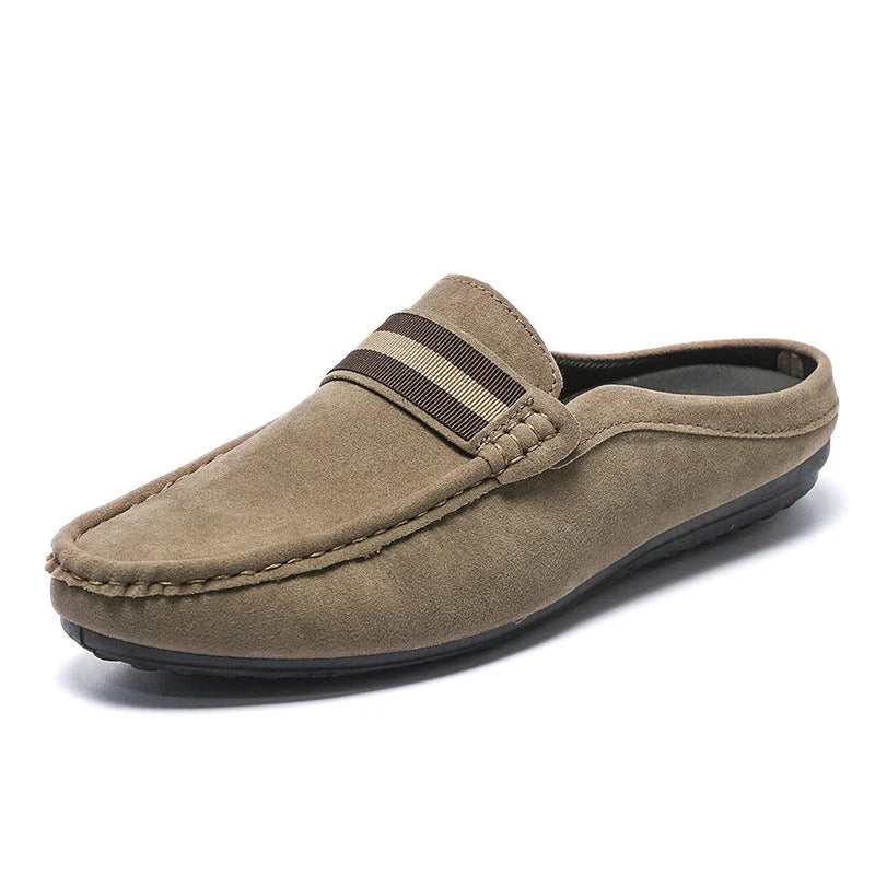 Mocasines Slip-on Para Hombre Con Talón Abierto Zapatos Casuales Cómodos