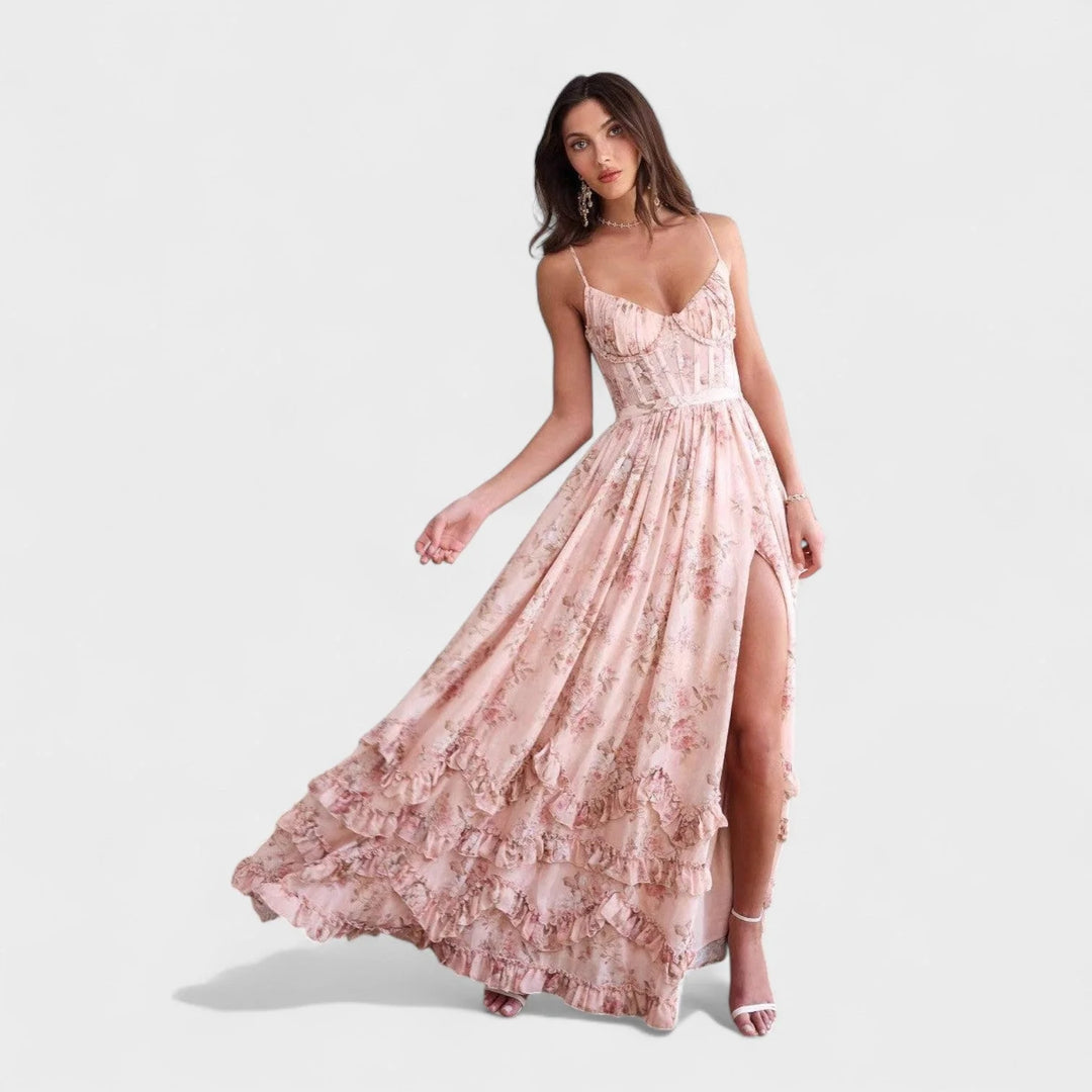 Florência - Vestido Comprido Boho com Abertura