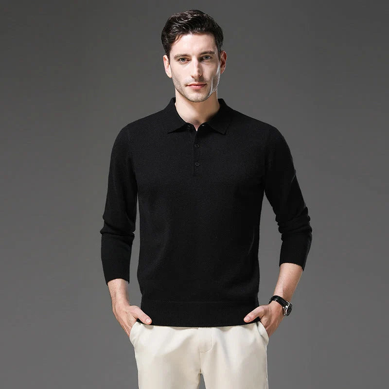Tobias™ | Polo Profesional En Cachemira Para Hombre