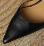 Ceyra | Tacones Bajos de Cuero Genuino
