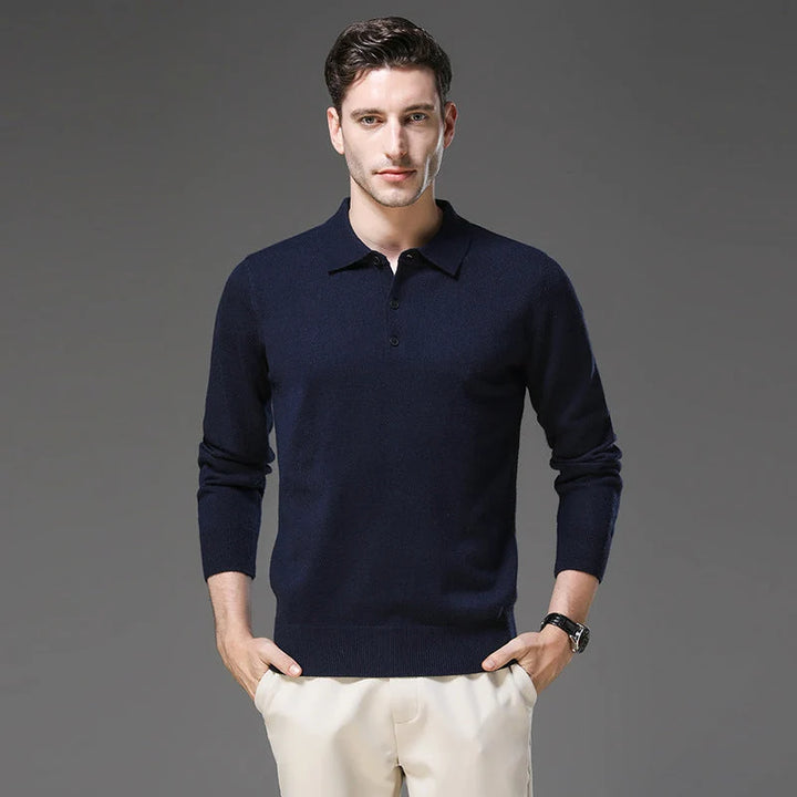 Tobias™ | Polo Profesional En Cachemira Para Hombre