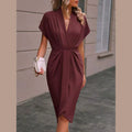 CAIA - VESTIDO MIDI ENVELOPE