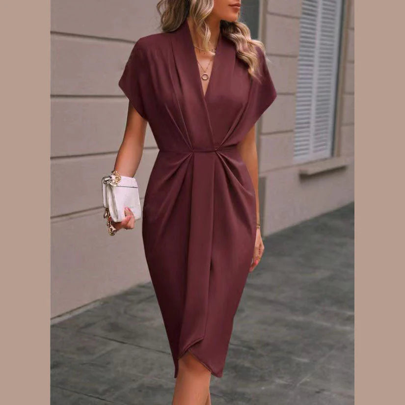 CAIA - VESTIDO MIDI ENVELOPE