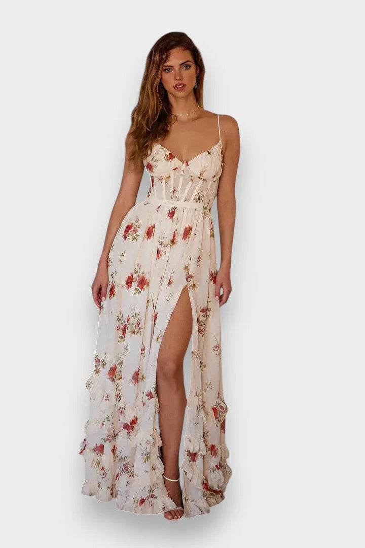 Sonia - Vestido Midi Estampado Floral