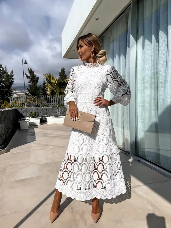 Noor | Vestido Romántico De Encaje
