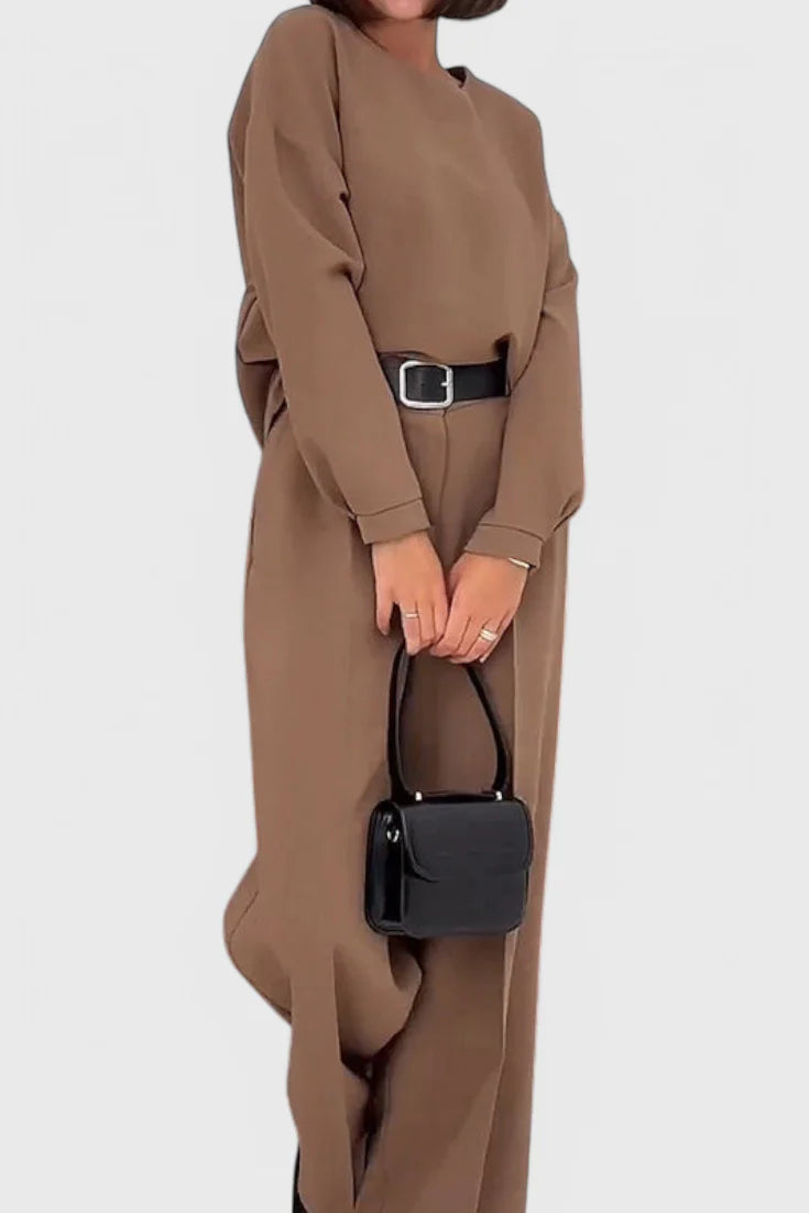 Elaya - Conjunto De Loungewear Moderno De Duas Peças