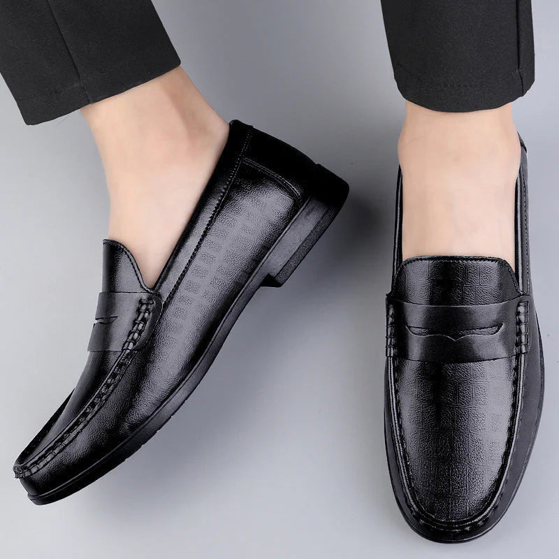 Guilherme - Sapatos Elegantes de Couro Genuíno Italiano