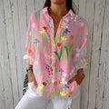SOFIA - BLUSA FLORAL JARDÍN DE TULIPAS