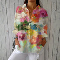 INÉS - BLUSA ACUARELA FLORAL ELEGANTE