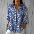 Elise - blusa de jardín con pájaros