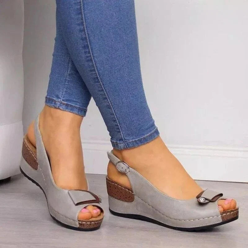 Helena - Women's Comfort Heel Sandals
