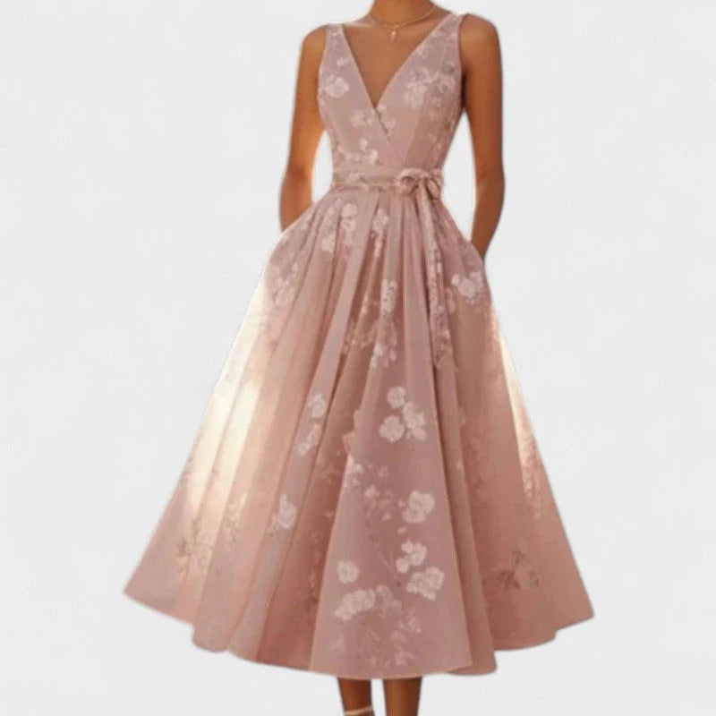 Catarina - vestido midi elegante