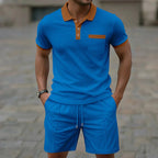 CONJUNTO POLO - TEJIDO WAFFLE
