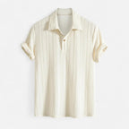 Camisa Polo - Cuello Malla Jacquard