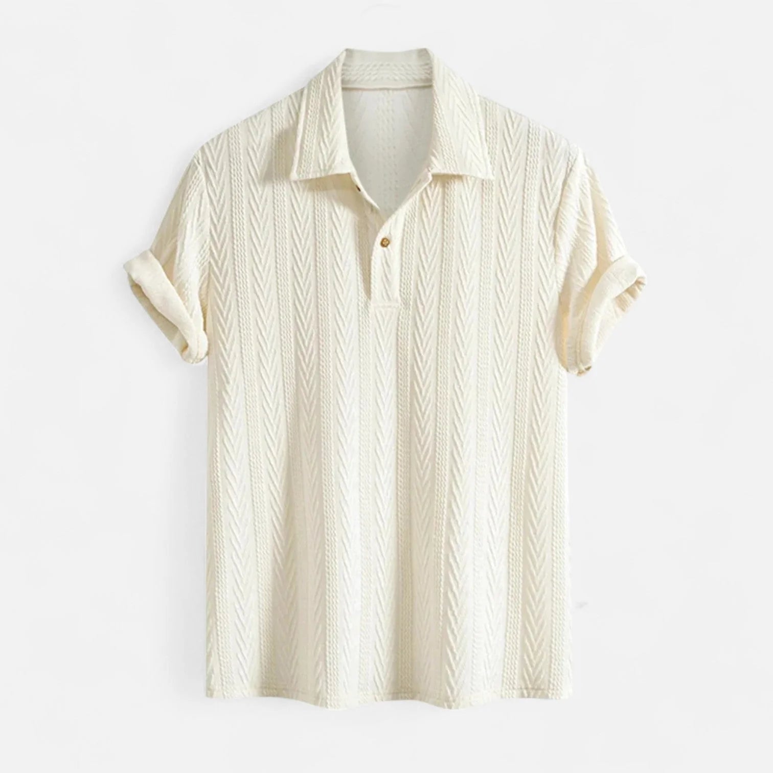 Camisa Polo - Cuello Malla Jacquard