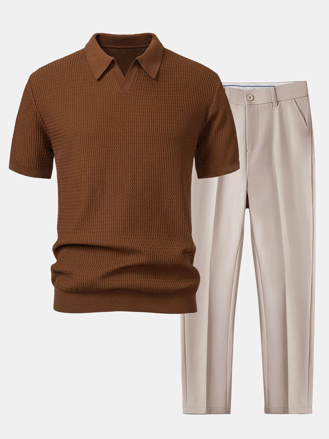 Conjunto de Malha Lucca - Duo de Malha Confortável e Elegante