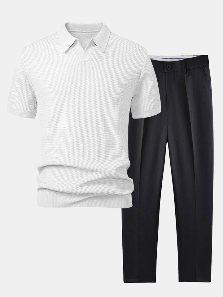 Conjunto de Malha Lucca - Duo de Malha Confortável e Elegante
