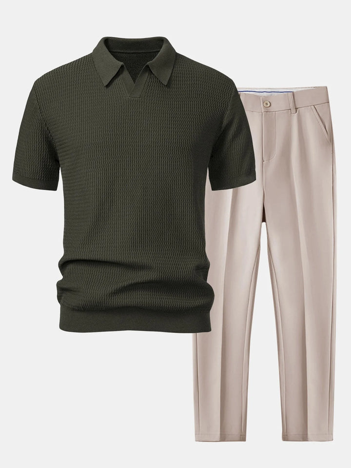 Conjunto de Malha Lucca - Duo de Malha Confortável e Elegante