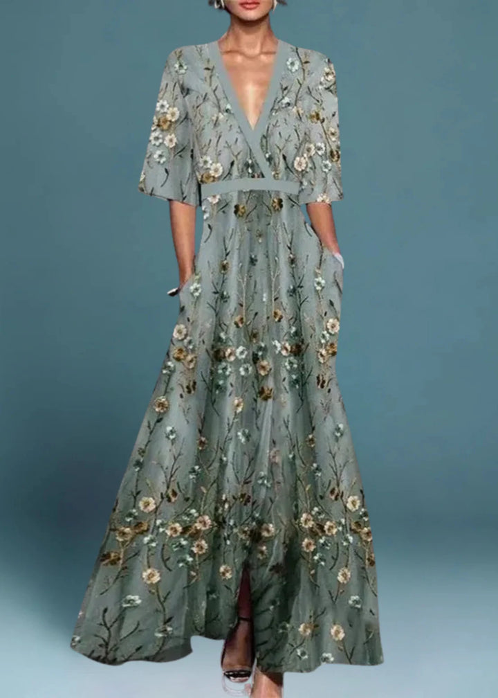 Rute - Vestido Maxi Floral Elegante