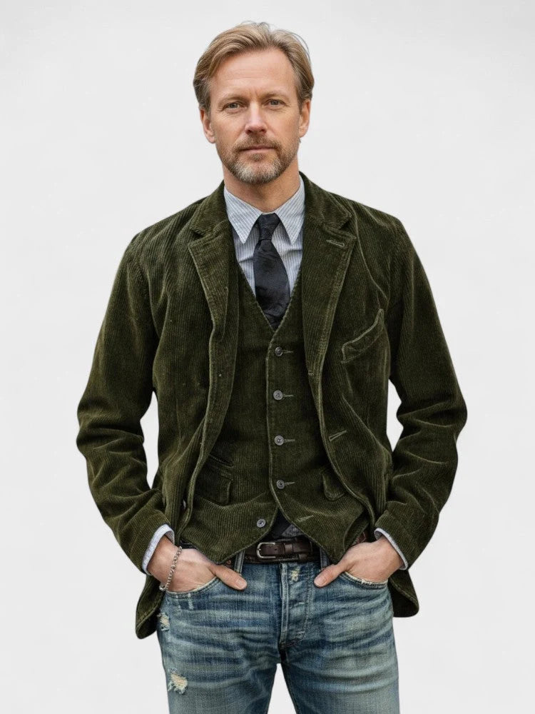 Radek™ | Vintage Style Jacket & Vest