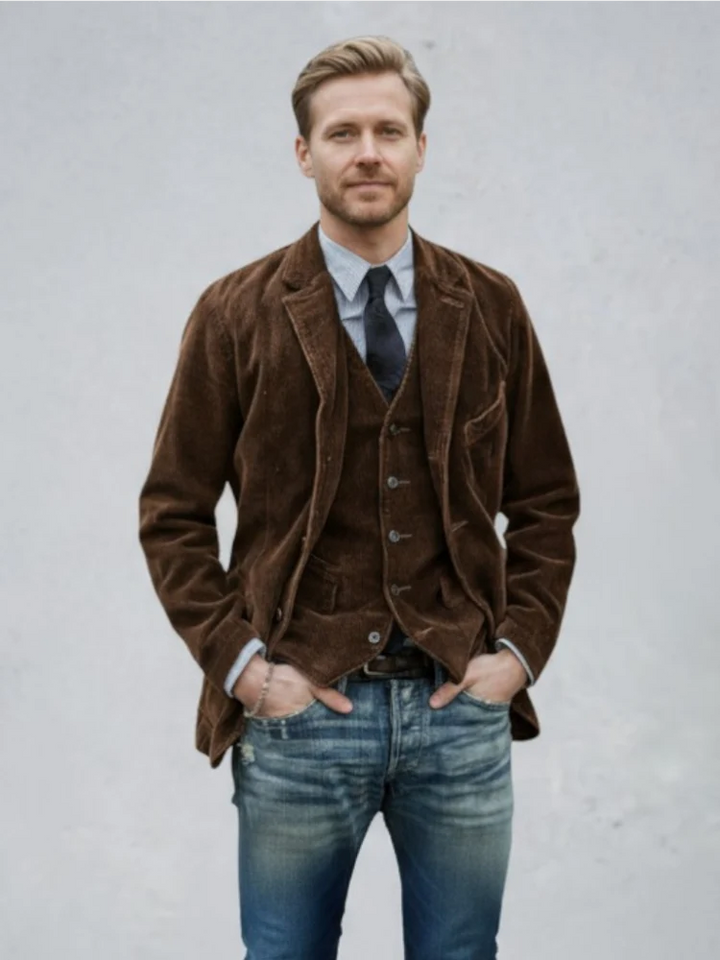 Radek™ | Vintage Style Jacket & Vest