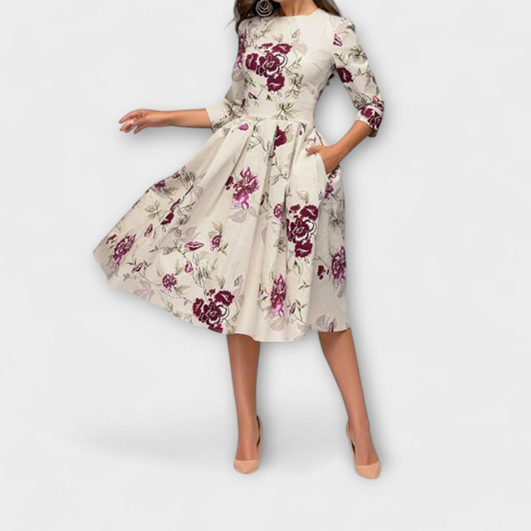Carolina - Vestido Elegante A La Rodilla