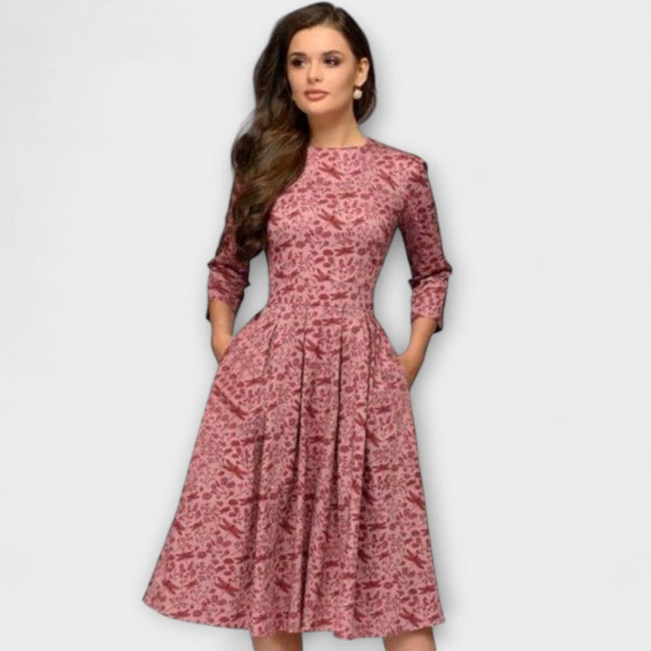 Carolina - Vestido Elegante A La Rodilla
