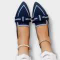 Zapatos Planos de Mujer con Diseño Anudado