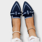 Zapatos Planos de Mujer con Diseño Anudado