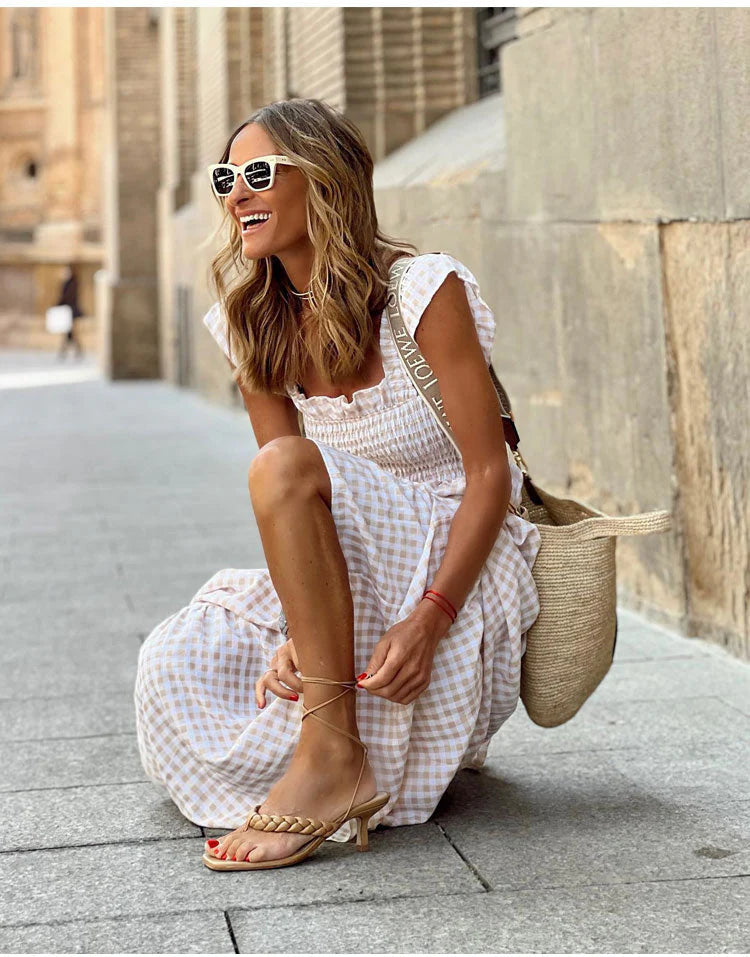 Lyra™ vestido casual bohemio de primavera/verano