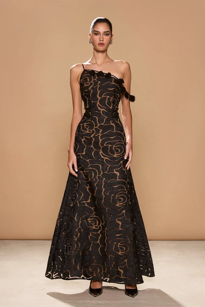 PALOMA | VESTIDO MAXI EN ENCAJE FLORAL