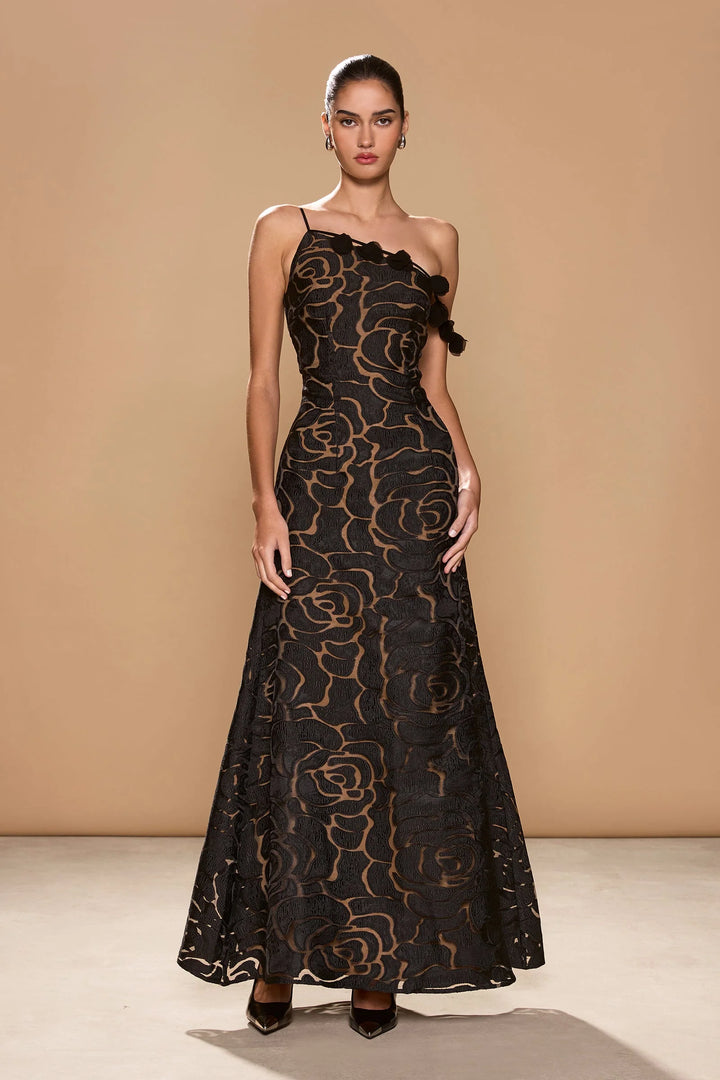 PALOMA | VESTIDO MAXI EN ENCAJE FLORAL