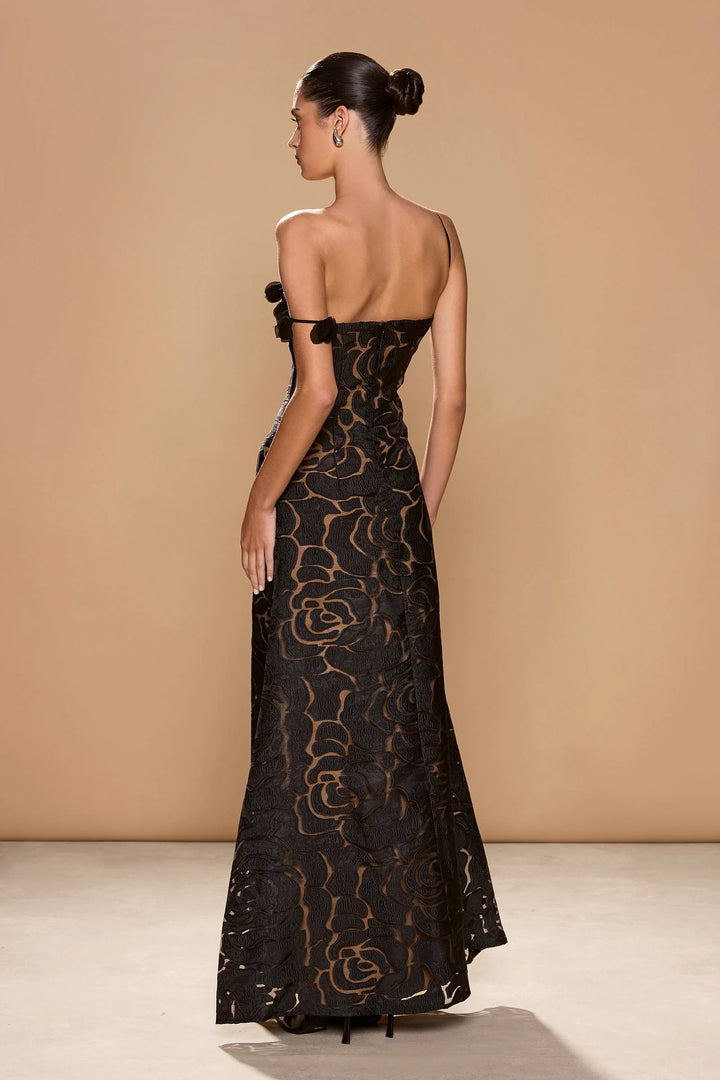 PALOMA | VESTIDO MAXI EN ENCAJE FLORAL