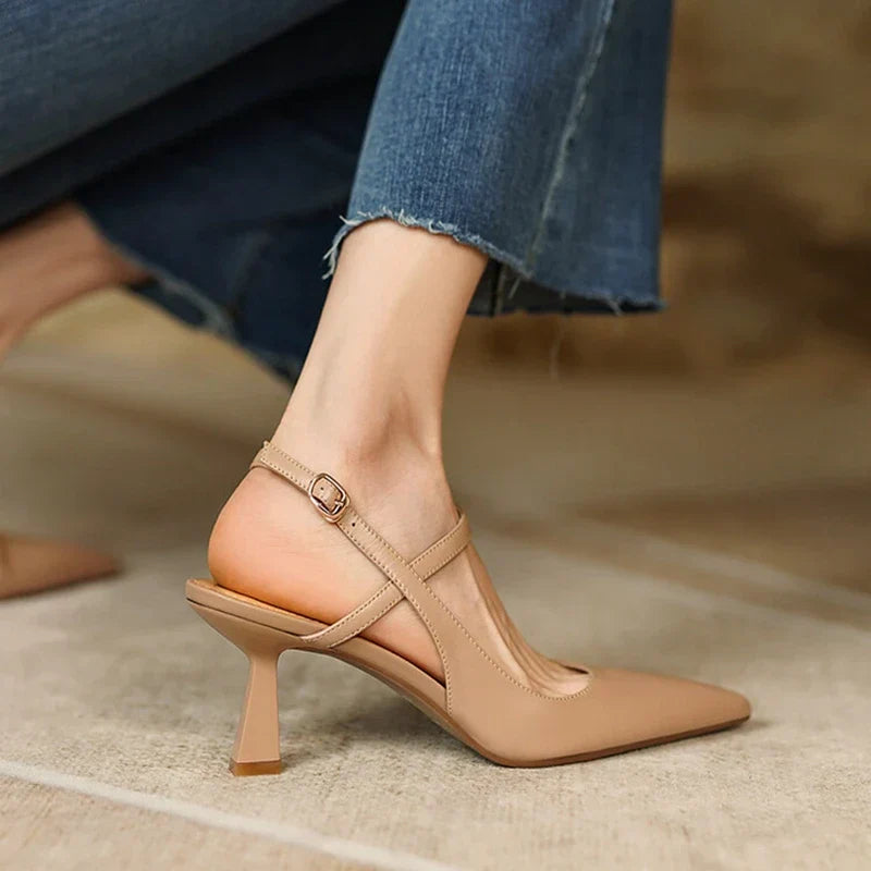 Scarlett | tacones slingback con lazo elegantes