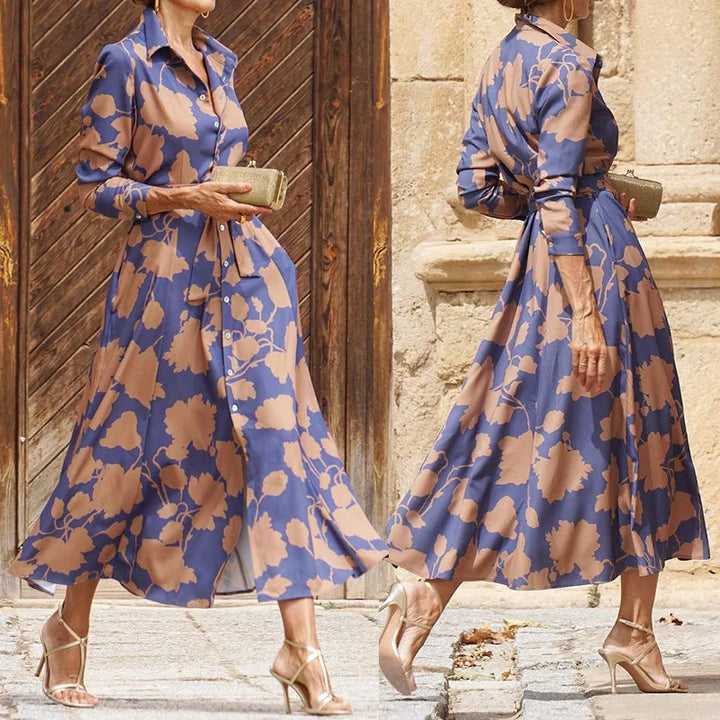 Floriza | Vestido Camisero Clásico Floral