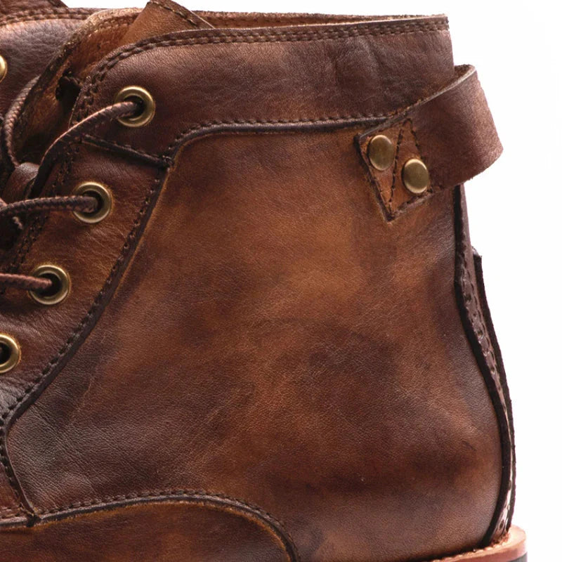 Caio - Botas Retro Punta Redonda
