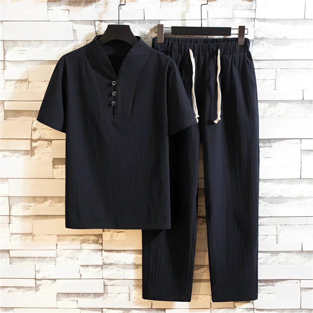 Cyril - Conjunto Camisa Y Pantalón Para Hombre - Para Los Días Soleados