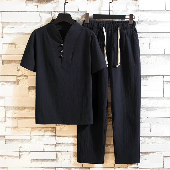 Cyril - Conjunto Camisa Y Pantalón Para Hombre - Para Los Días Soleados