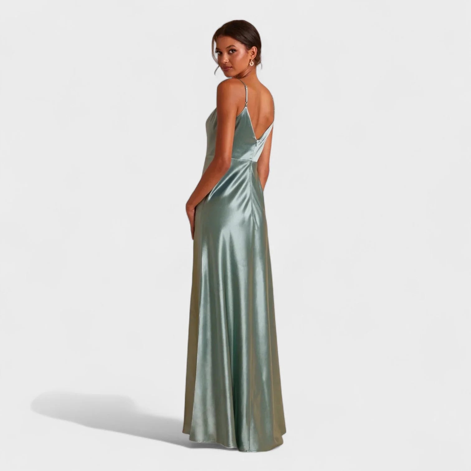 Lucía - vestido largo satén