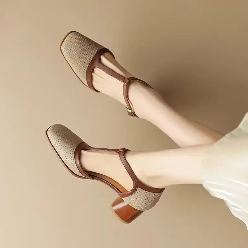 Catarina | Sapatos Ortopédicos De Salto Médio
