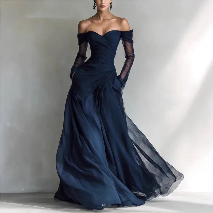 Eleonora - Vestido Comprido com Ombros Descobertos