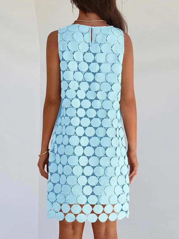 Celina | Short Dress With Floral Lace