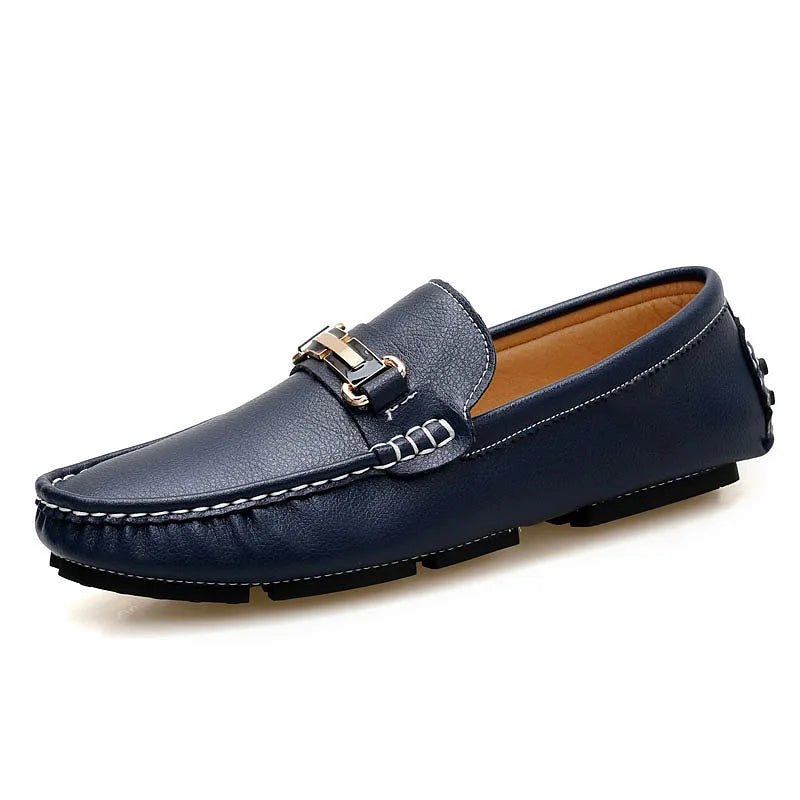 Mocassins De Pele Genuína