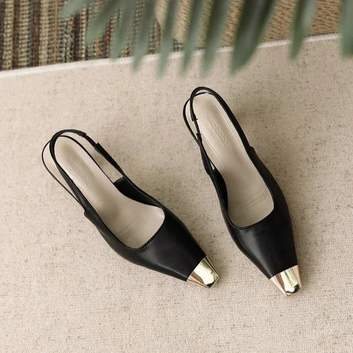Leila | Sapatos Slingback Pontiagudos