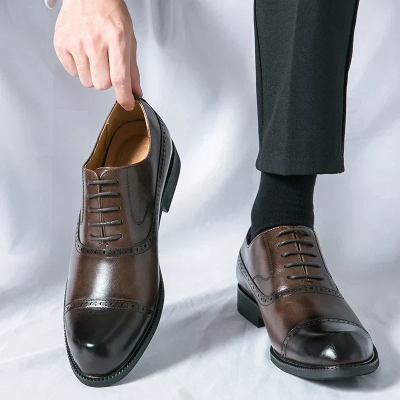 Carlos - Zapatos Clásicos de Traje Brogue