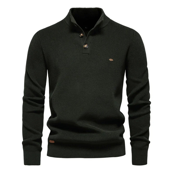 Óscar | Camisola Elegante Masculina Com Design De Botões