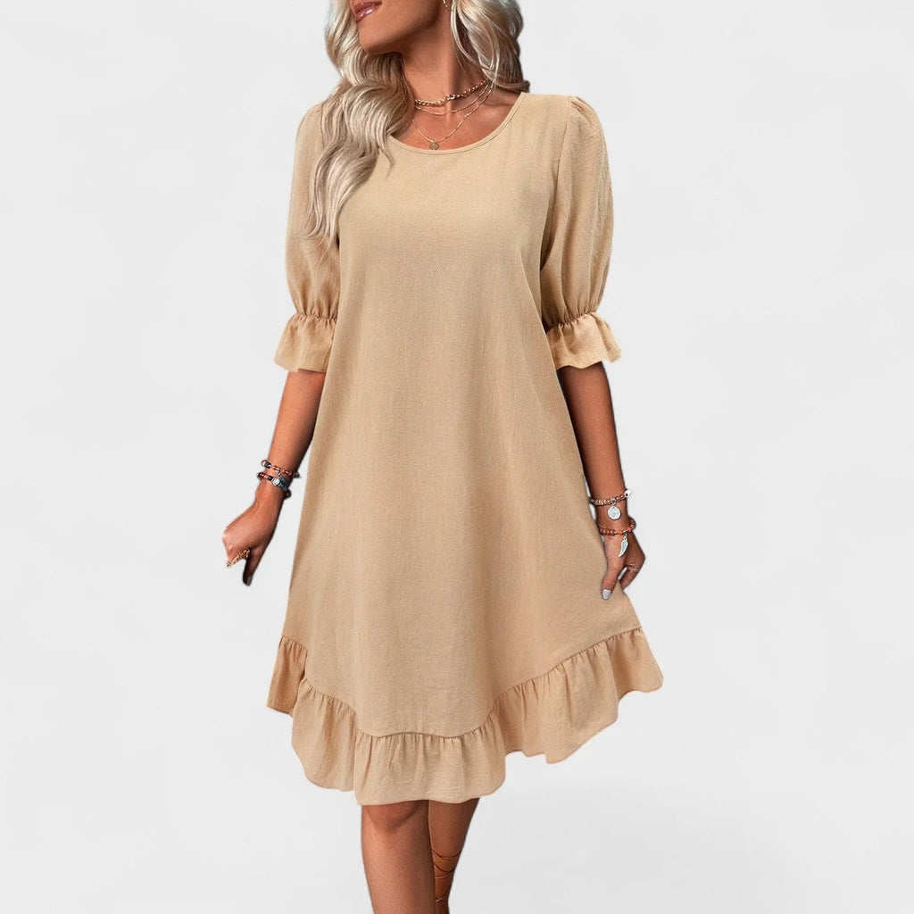 Sassa - vestido casual con volantes