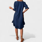 Sassa - vestido casual con volantes